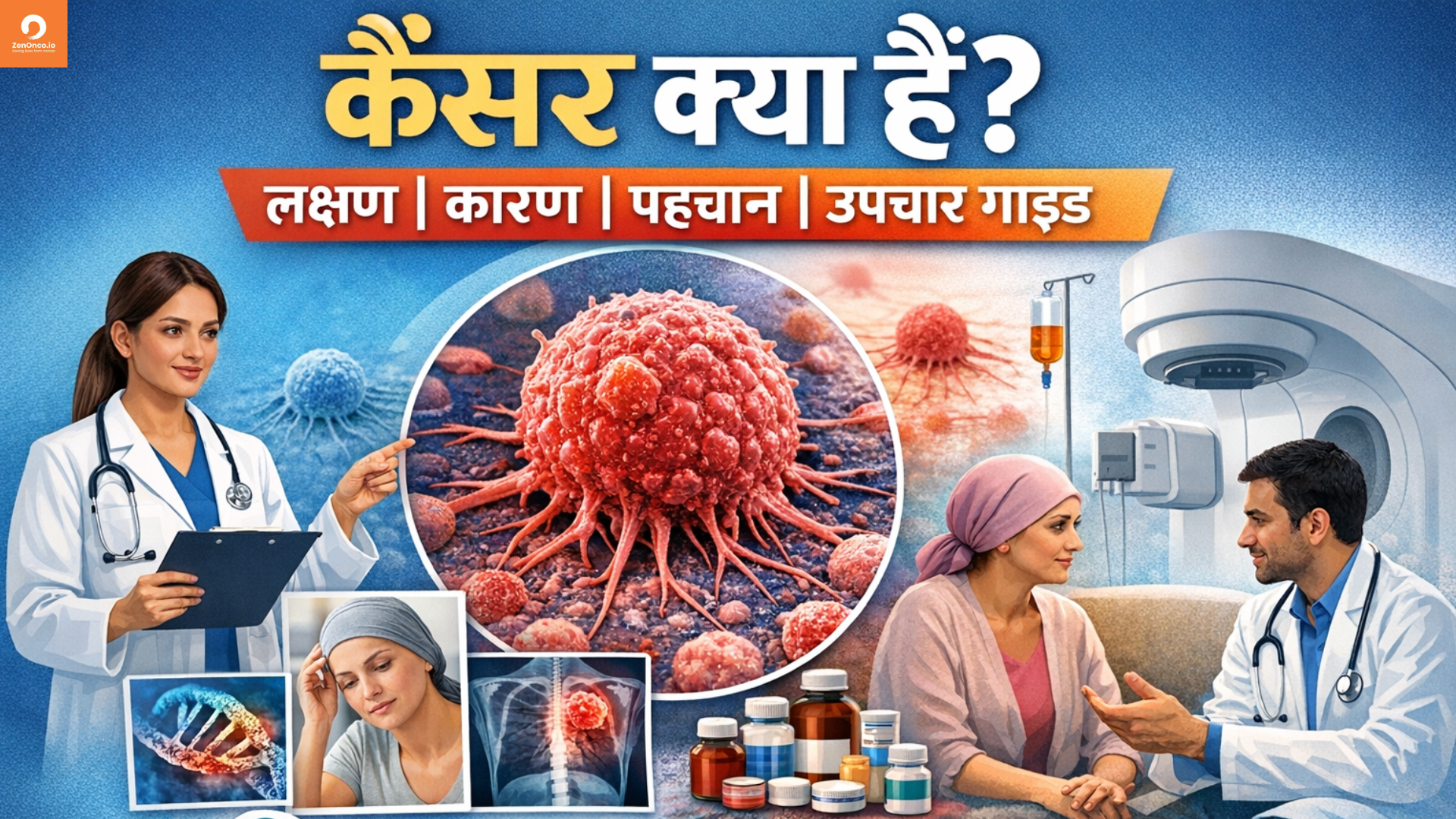 कैंसर क्या है? लक्षण, कारण, पहचान और ZenOnco.io के साथ उपचार गाइड