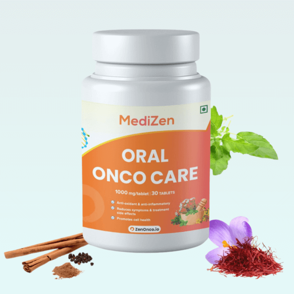 MediZen Oral Onco Care | Herbal Antioxidant Support for Oral Cancer | Advanced Oral Health Formula | 30 Tablets